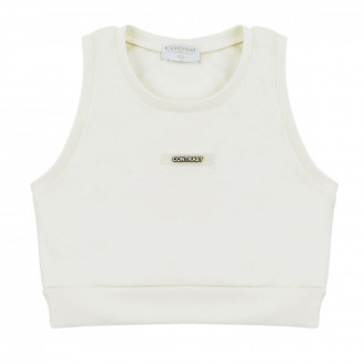 Къс детски топ в екрю