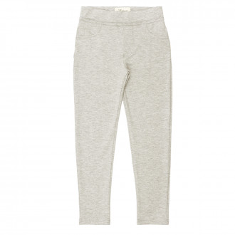 Клин-панталон за момичета в бежов меланж