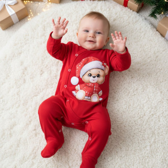 Бебешки коледен ромпър "Bear"