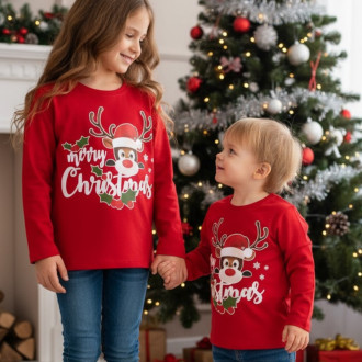 Коледна блуза "Merry Christmas"