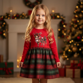 Детска коледна рокля ''Малки чудеса''
