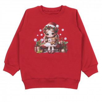 Коледна ватирана блуза "Holiday moments"