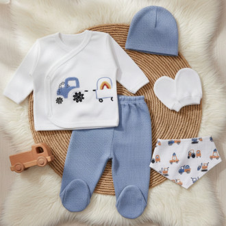 Бебешки комплект от 5 части "Machines"