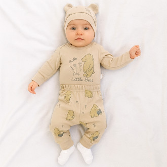 Бебешки комплект от 3 части с ушички "Little bear" 1