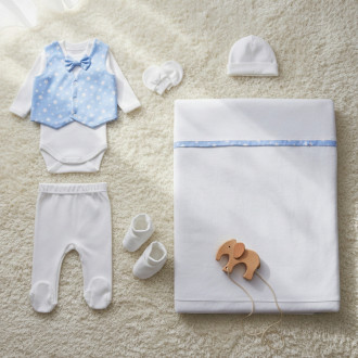 Комплект за изписване на момченца от 7 части ''Звездичка'' 1