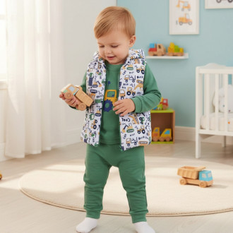 Детски плътен комплект от 3 части "Beep"