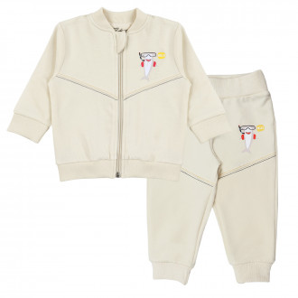 Бебешки комплект "Swim" в бежово