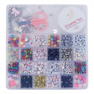 Комплект мъниста за бижута 19 х 20 см