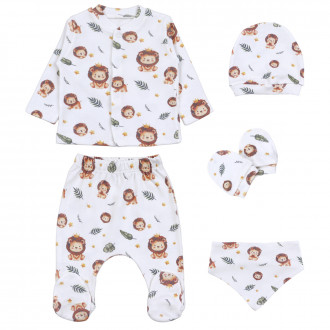 Бебешки комплект от 5 части ''Лъвче''