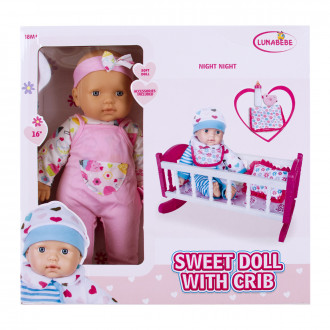 Кукла бебе с кошара 43 х 41 см 1