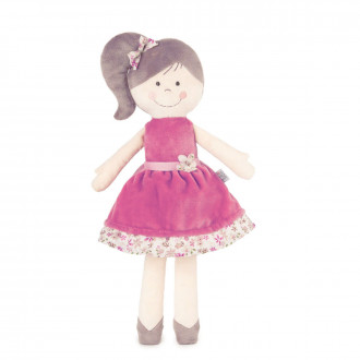 Мека играчка дрънкалка за гушкане "Роузи" 33 см