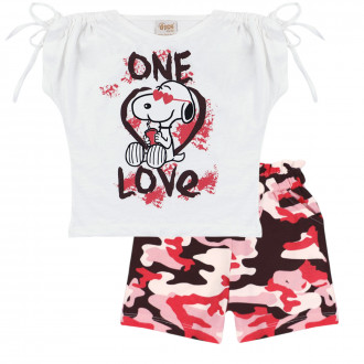 Детски комплект с набран ефект на раменете