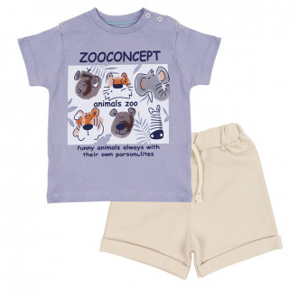 Памучен летен комплект ''Animals''
