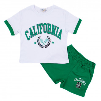 Летен комплект "California" в зелено 1