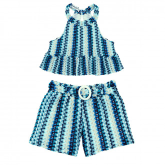 Детски летен комплект от плетиво