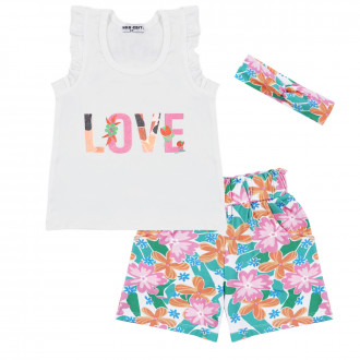 Детски летен комплект ''Love'' с аксесоар