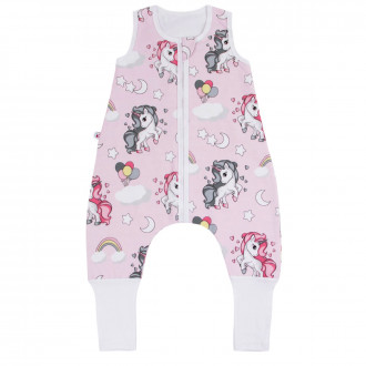 Летен спален чувал с крачета "Dreams" в розово