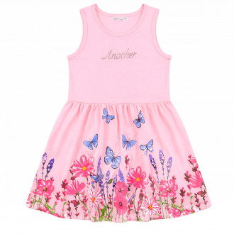 Детска лятна рокля "Another" в розово