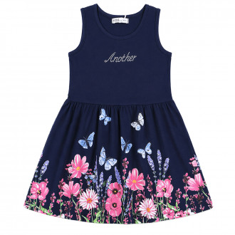 Детска лятна рокля "Another" в тъмносиньо