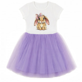 Лятна рокля "Bunny" в лилаво