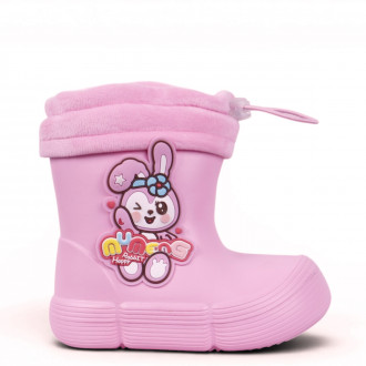 Олекотени ляти ботуши ''Rabbit'' в розово