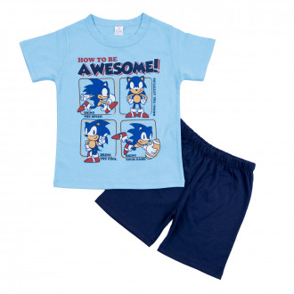 Лятна пижама "Awesome" в синьо 1