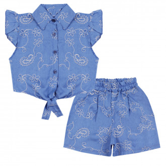 Модерен летен комплект с бродерия