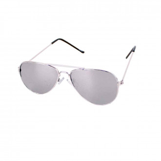 Слънчеви очила с метална рамка в сиво UV 400 