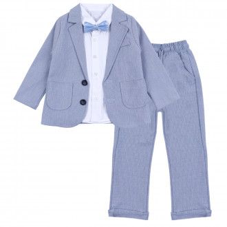 Официален детски комплект ''Мистър'' в светлосин меланж