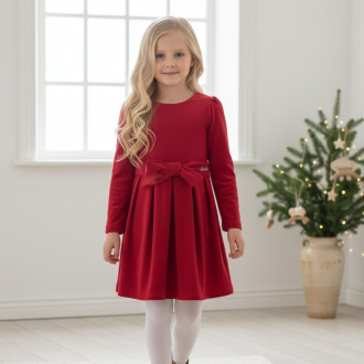 Детска празнична рокля "Мона" в червено