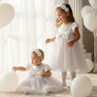 Официална рокля "Изабела" в бяло 1