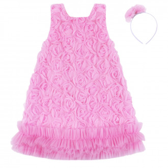 Официална рокля с аксесоар "Роузи"