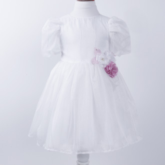 Официална рокля "Сабрина" в бяло 1