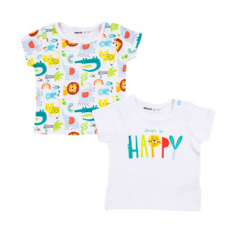 Комплект от 2 бр. памучни тениски "Happy" 1