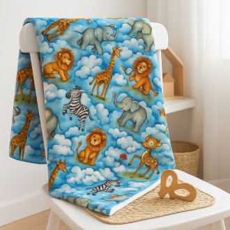 Бебешка двупластова пелена "Safari dream" 80 x 80 1