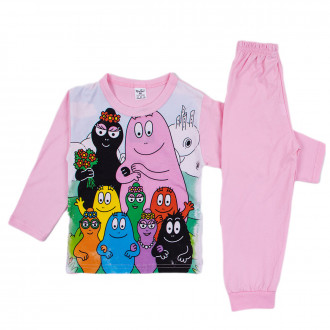 Детска пижама в розово с анимационен герой 1