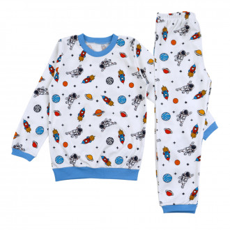 Памучна плътна пижама "Space"