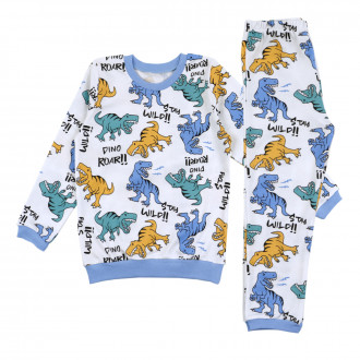 Памучна плътна пижама "Stay wild"