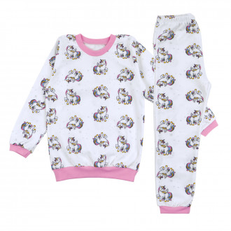 Памучна плътна пижама "Unicorn"