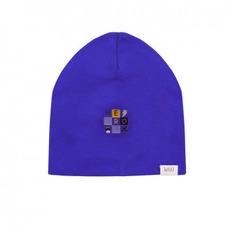 Памучна трикотажна шапка ''Hero'' в синьо