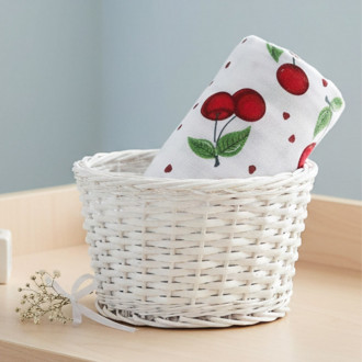 Бебешка муселинова пелена "Cherry" 80 х 80 см