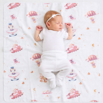 Бебешка бархетна пелена 80/80 см ''Enjoy"