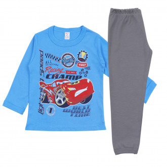 Плътна памучна пижама "Race"