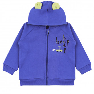 Плътен бебешки памучен суичер ''Beep''