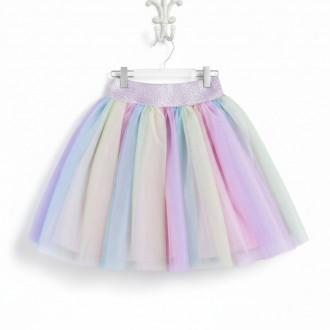 Детска пола с тюл "Rainbow"