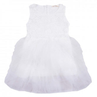 Празнична рокля "Бритни" в бяло 1