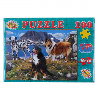 Пъзел 100 елемента ''Куче'' 31 x 22 см