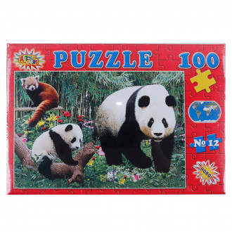 Пъзел 100 елемента ''Панда'' 31 x 22 см