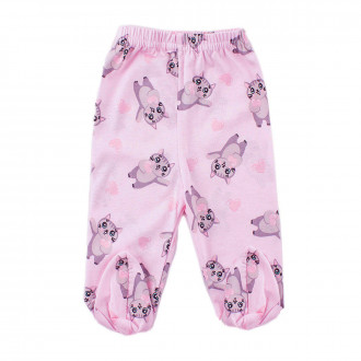 Бебешки ританки от щампиран памучен сингъл