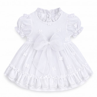 Бебешка рокля с ефирна пандела